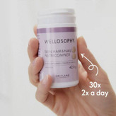 قرص تقویت مو، پوست و ناخن Wellosophy – مکمل گیاهی بیوتین و السیستئین